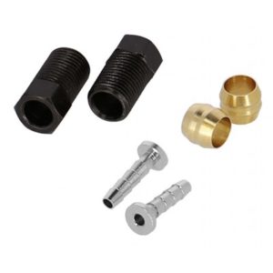 XLC BR-X65 kit ovalillos/pins/tuercas para latiguillo freno disco Sram/Dura Ace/Ultegra