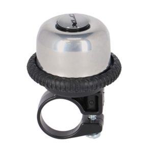 XLC DD-M31 minitimbre giratorio 36 mm abrazadera 20.5-23 mm aluminio plata