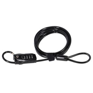XLC LO-D02 hannibal candado cable combinacion 2500 - 4.8 mm negro