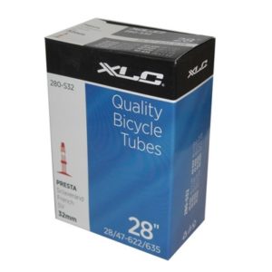 XLC Camara 27-28x1-1/8-1.75 valvula Presta 32 mm (28/47-622/635) (50 unidades)