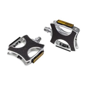 Pedales plataforma Ergotec EP-Serie Urban 9/16" aluminio plata con reflectante