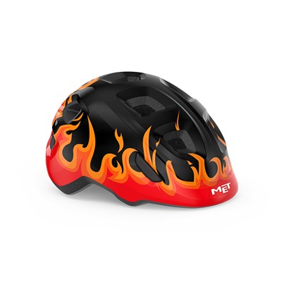 Casco niño MET Hooray llamas negro brillo