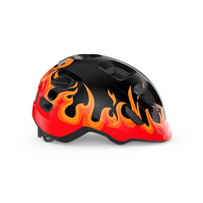 Casco niño MET Hooray llamas negro brillo