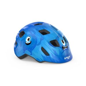 Casco MET Hooray Zebra monstruo azul brillo