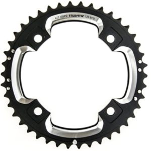 Plato SRAM Truvativ S2 MTB 120 BCD 4 brazos 42 dientes 2x10V aluminio negro/plata