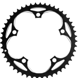 Plato SRAM Legacy Road V1 120 BCD 4 brazos 48 dientes aluminio negro/plata