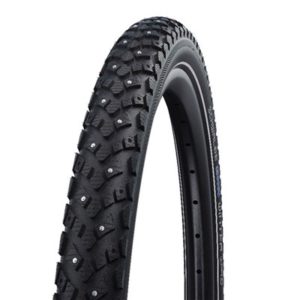 Cubierta Schwalbe Winter 27.5x2.00 HS396 K-Guard Twinskin 208 clavos rigida negro reflectante 50-584