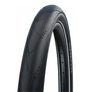 Cubierta Schwalbe Super moto 28x2.00 HS605 Perf Microskin Raceguard Addix rigida negro reflec 50-622