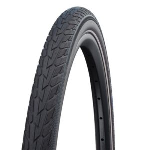 Cubierta Schwalbe Standard 27x1 1/4 HS140 Active Line K-Guard Twinskin rigida neg/blanco (28/32-630)