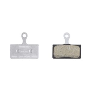 Juego de pastillas de freno Shimano G04TI metalicas titanio para XTR/XT/SLX/Deore/Alfine plata