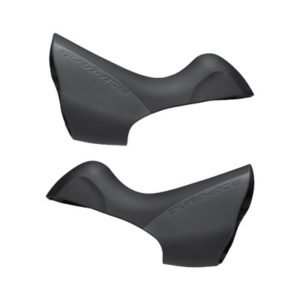 Juego de apoyamanos Shimano Dura Ace ST-9001 goma negro