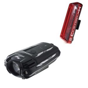 Juego de luces Moon delantera meteor trasera Comet-X USB negro