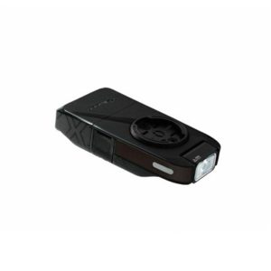 Luz delantera Moon MX con soporte para ciclocomputador Garmin/Wahoo USB negro