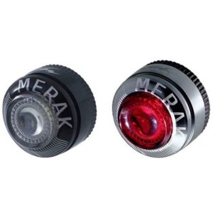 Juego de luces Moon delantera Merak trasera Merak C1 USB plata