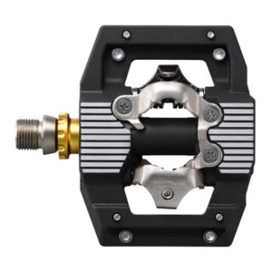 Pedales Shimano Saint PD-M821 fijacion 1 cara aluminio negro/plata/oro