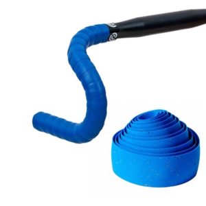 Juego de cinta manillar Bike Ribbon Cork gel 43 azul