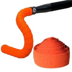Juego de cinta manillar Bike Ribbon Cork gel 16 naranja