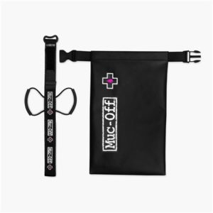 Correa portaobjetos para cuadro Muc-off con bolsa impermeable negro