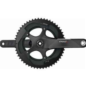 Juego de bielas y platos SRAM Red Yaw BB30 130 BCD 170 mm 53x39D 2x11V carbono negro (sin cazoletas)