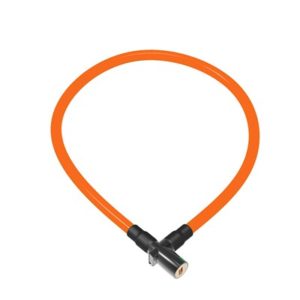 Candado espiral Onguard Neon Light 120 cm x 8 mm naranja