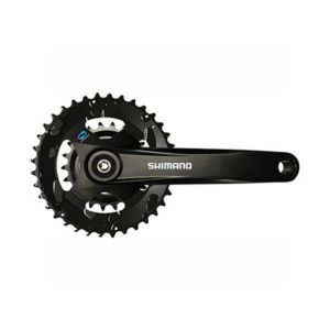 Juego de bielas/platos Shimano Altus FC-M315-B2 4 brazos 3 mm 175 mm 36x22D 7/8V aluminio negro