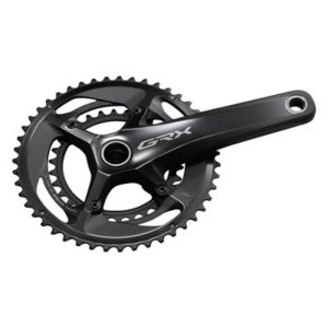 Juego de bielas/platos Shimano GRX FC-RX810-2 Gravel 110/80 BCD 175 mm 48/31D 11V aluminio negro