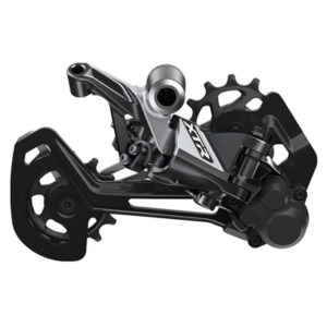 Cambio Shimano XTR RD-M9100 SGS 12V 51D caja larga Shadow+ aluminio negro/plata