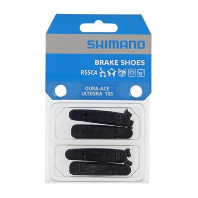 Juego de zapatas Shimano R55C4 para pinza BR-M9000/7900 ETC negro (2 pares)
