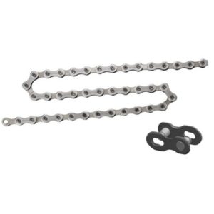 Cadena Shimano 105 CN-HG601 Hyperglide Sil-Tec 126 eslabones 11V con Quicklink gris