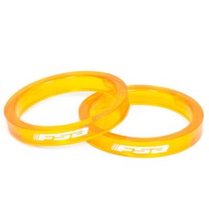 Set espaciadores direccion FSA Ahead 1-1/8" 5 mm naranja transparente (10 unidades)