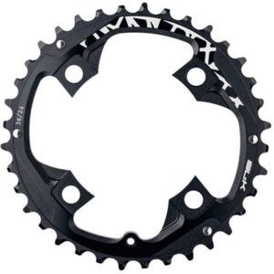 Plato FSA MTB Powerbox 36 dientes 96 BCD 4 brazos 2x11V negro