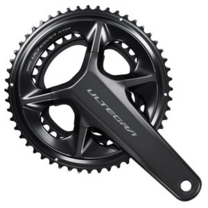 Juego de bielas/platos Shimano Ultegra FC-R8100 110 BCD 165 mm 52x36D 2x12V carbono negro (sin caz.)