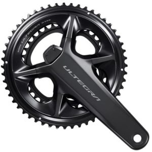 Juego de bielas potenciometro Shimano Ultegra FC-R8100-P Hollowtech II 175 mm 2x12V negro