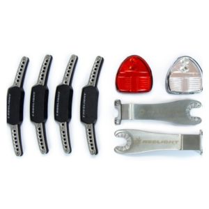 Juego de luces Reelight SL250C constant montaje ruedas a iman negro