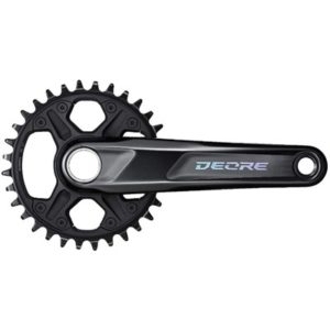 Juego de bielas y plato Shimano Deore M6100-1 Direct mount 175 mm 32D 1x12V aluminio negro