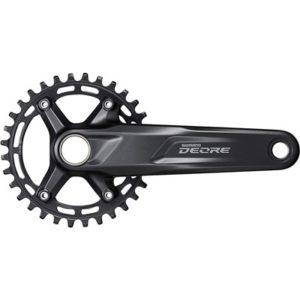 Juego de bielas y plato Shimano Deore FC-M5100-1 96 BCD 175 mm 30D 1x10/11V aluminio negro