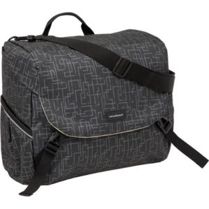 Bolsa New Looxs Mondi Joy 18.5L impermeable poliester negro con reflectantes (36x16x32 cm)