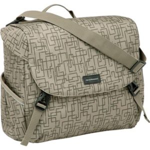Bolsa New Looxs Mondi Joy 18.5L impermeable poliester beige con reflectantes (36x16x32 cm)