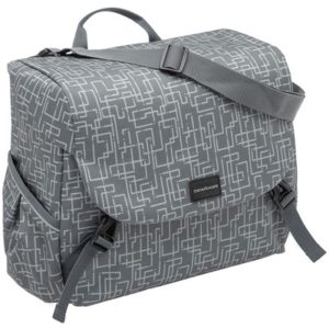 Bolsa New Looxs Mondi Joy 18.5L impermeable poliester gris con reflectantes (36x16x32 cm)