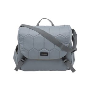 Bolsa New Looxs Mondi Joy acolchado 18.5L impermeable poliester gris con reflectantes (36x16x32 cm)