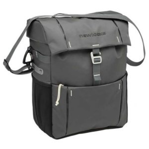 Bolsa New Looxs Vigo R&K 18.5L impermeable poliester gris con reflectantes (31x15x40 cm)