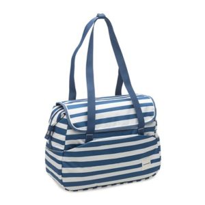Bolsa New Looxs Tosca 16L impermeable poliester azul/blanco (38x15.5x28 cm)