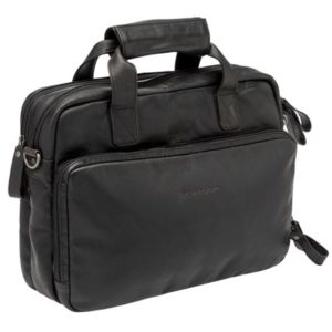 Bolsa New Looxs Fellini R&K 18L cuero negro (40x15x32 cm)