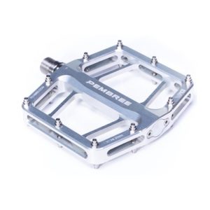 Pedales plataforma pembree D2A 100x110x15 mm aluminio plata