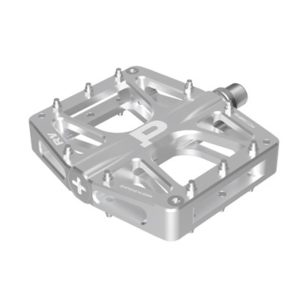 Pedales plataforma pembree R1V 100x110x20 mm aluminio plata