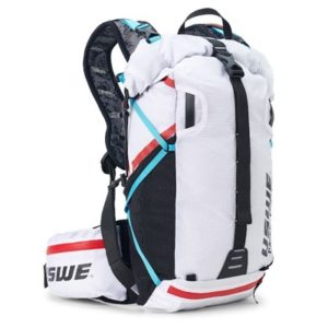 Mochila USWE Hajker Pro 30 Winter enrollable hidratacion 3L Thermno Cell NDM 2.1 impermeable blanco