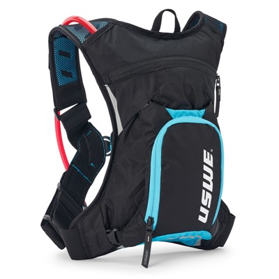 Mochila de hidratacion USWE MTB Hydro 3 NDM 1 deposito Elite 2L manguera Plug-N-Play negro carbono