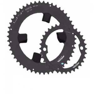 Plato Miche UTG11 110 BCD 4 brazos 39 dientes para Shimano Ultegra 11V aluminio negro
