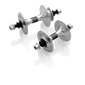 Buje trasero Miche Primato Flip-Flop pista/libre 36 agujeros plata