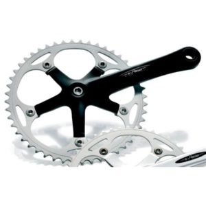Juego de bielas y plato Miche XPress 135 BCD 170 mm 48 dientes 1V aluminio plata/negro